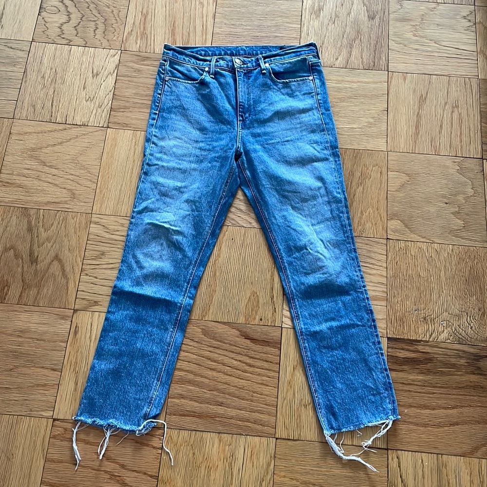 Rag & Bone Nina High Rise Ankle Straight Leg Jeans